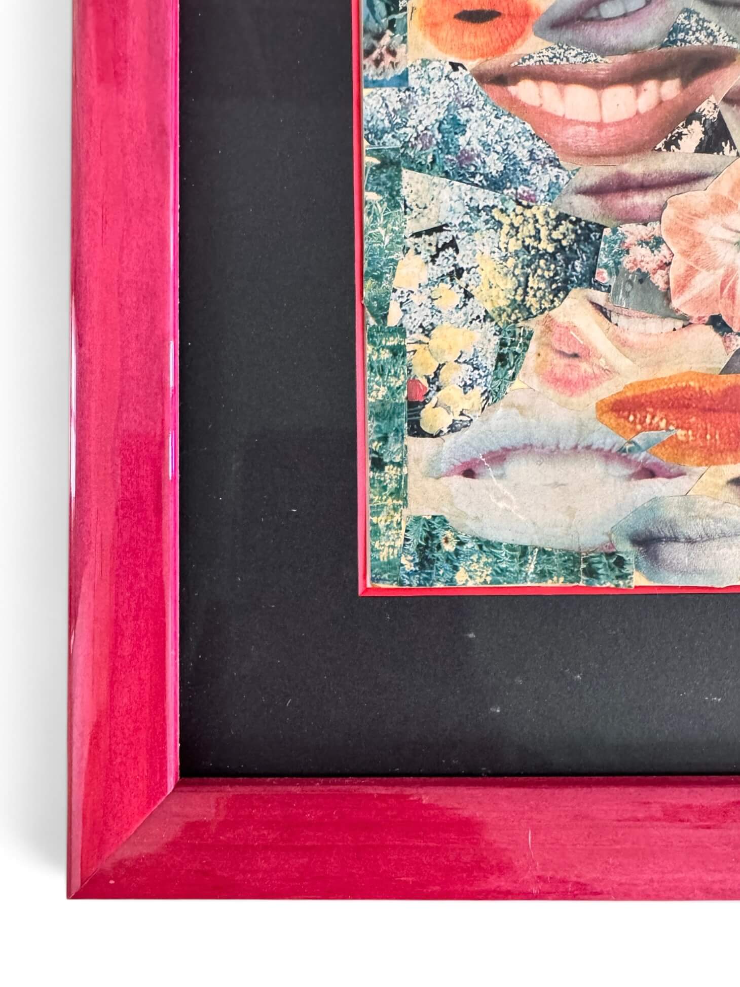 Tableau vintage collage patchwork