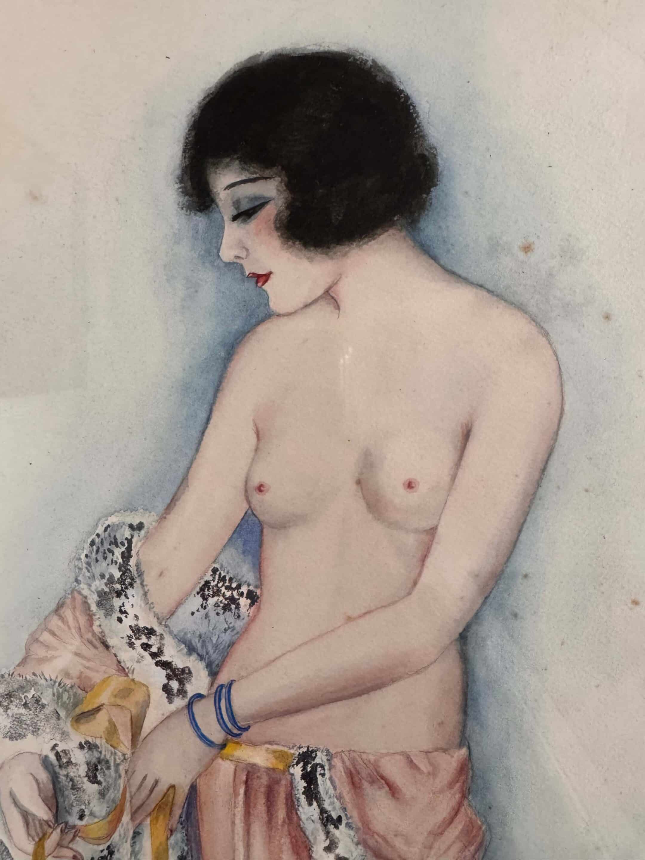 Aquarelle Art Déco