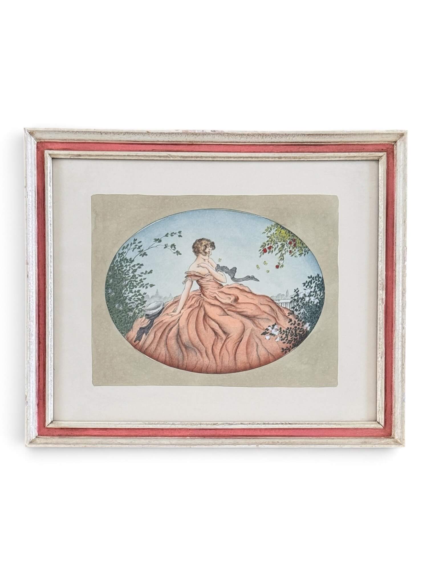 Gravure ancienne Art Déco