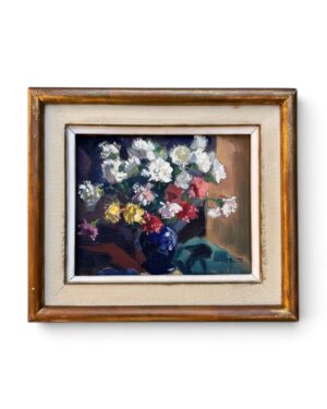 Huile sur isorel signée Henri David