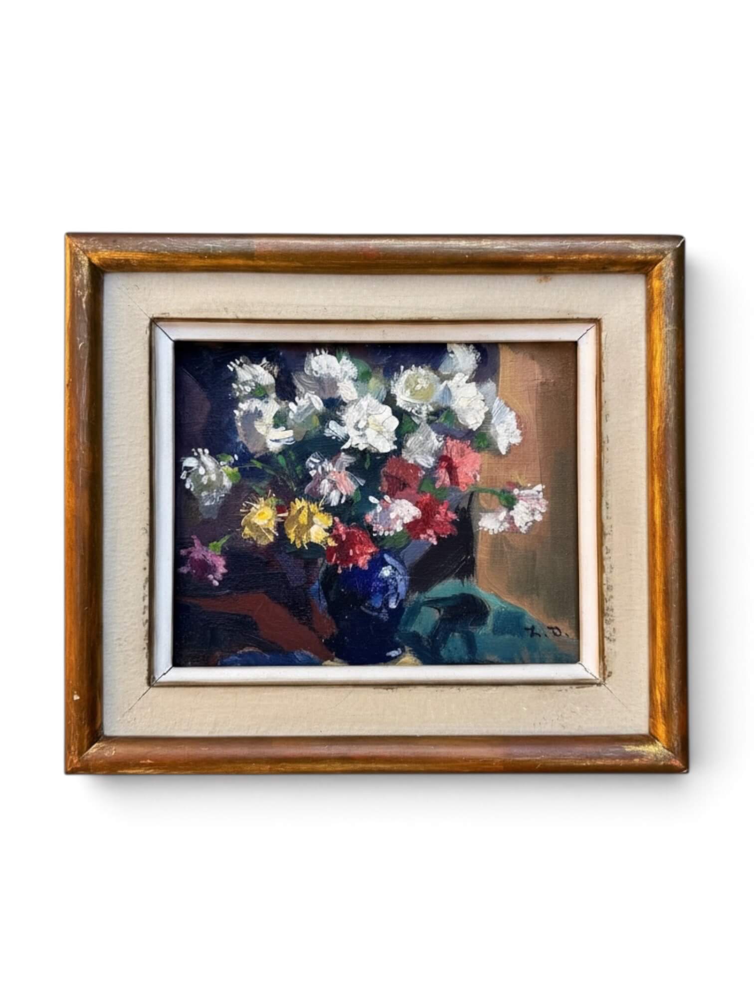 Huile sur isorel signée Henri David
