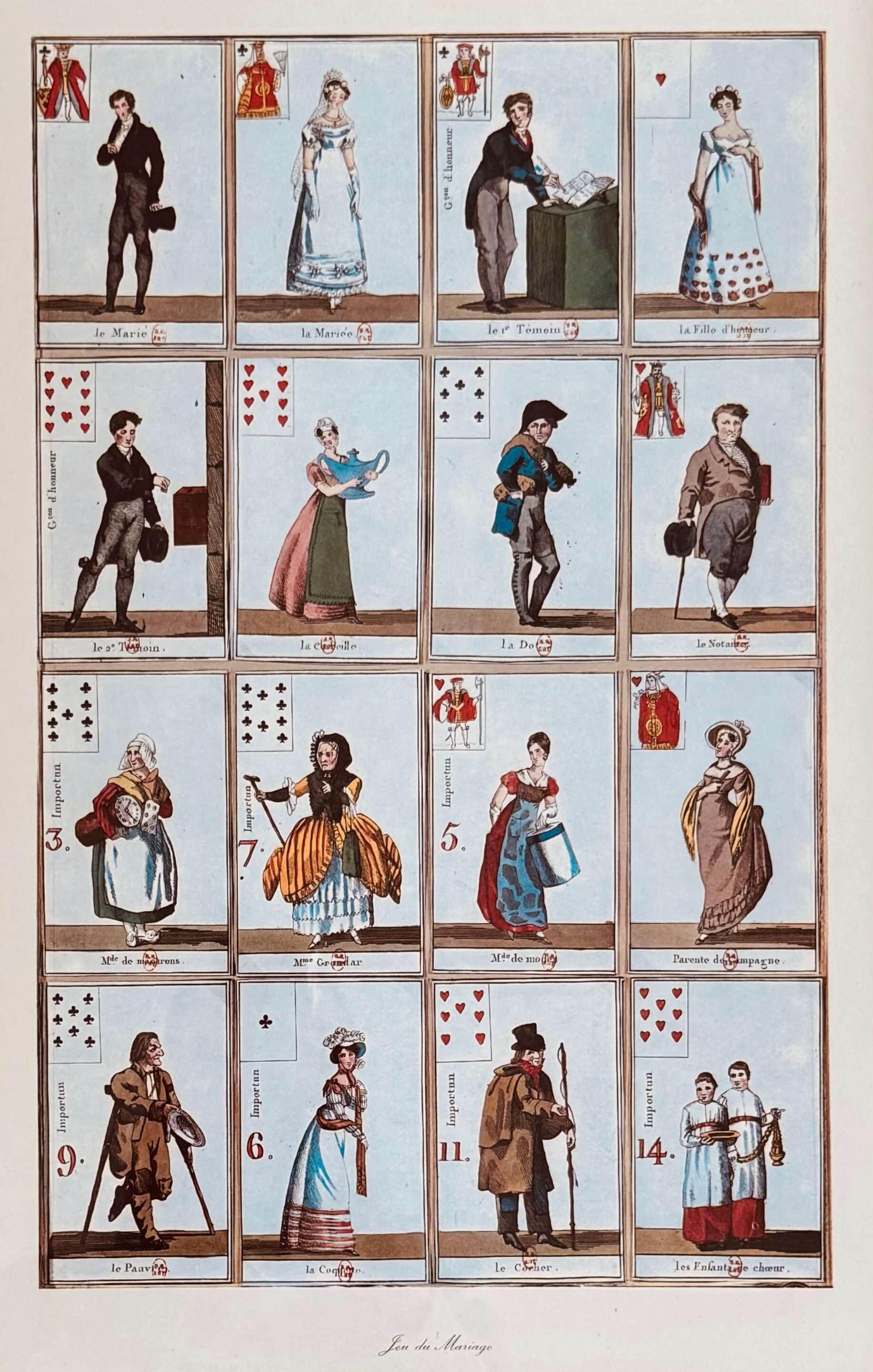 Jeu du mariage, estampe de 1964