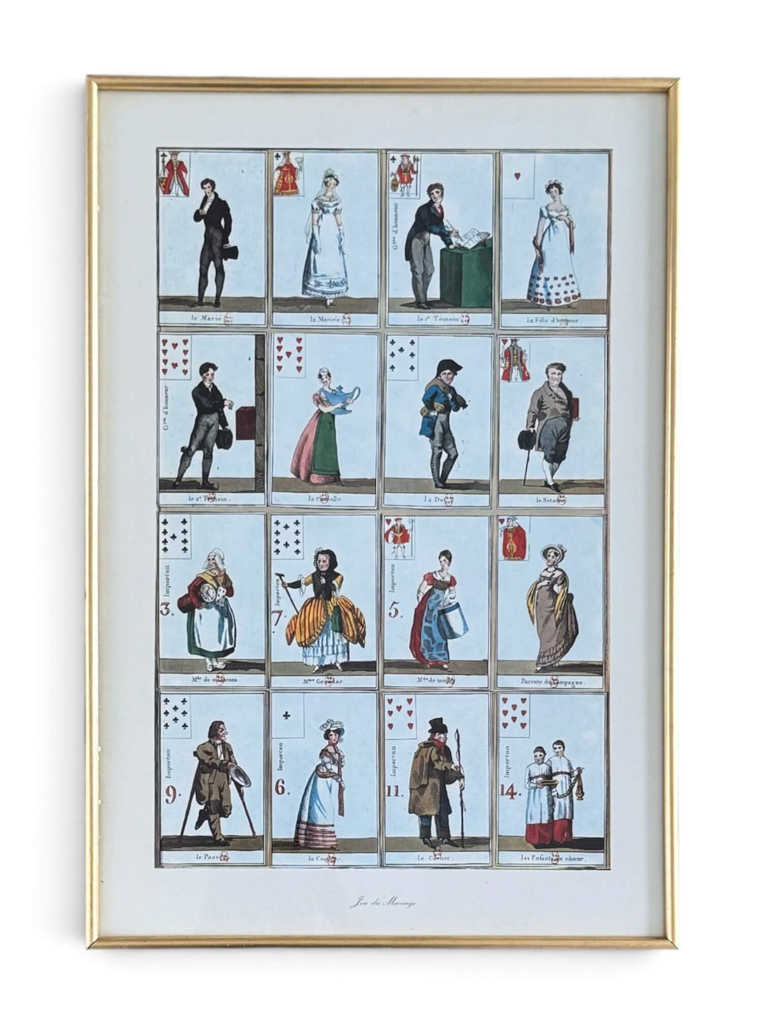 Jeu du mariage, estampe de 1964