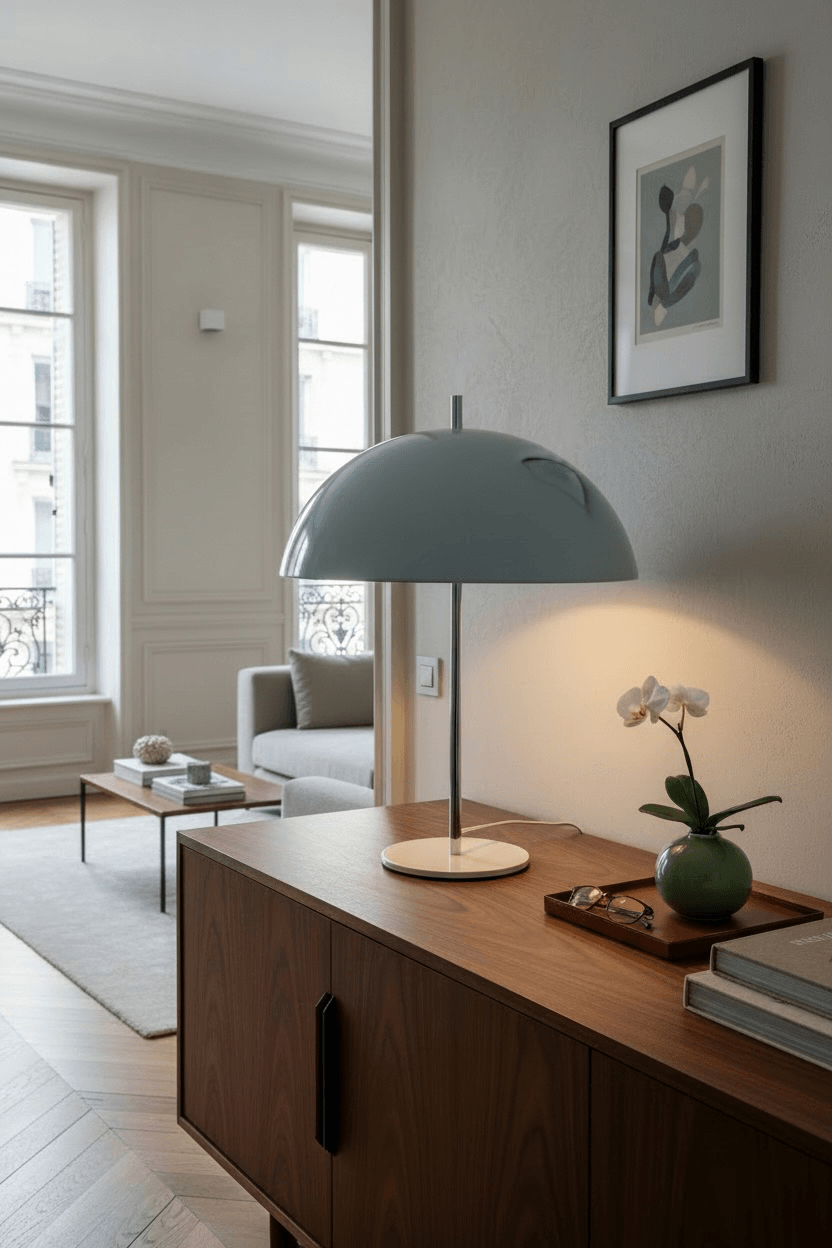 Lampe champignon vintage 1970