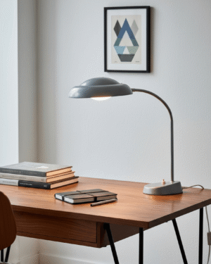Lampe de bureau vintage Aluminor