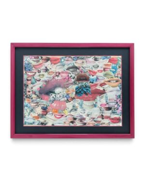Tableau vintage collage patchwork
