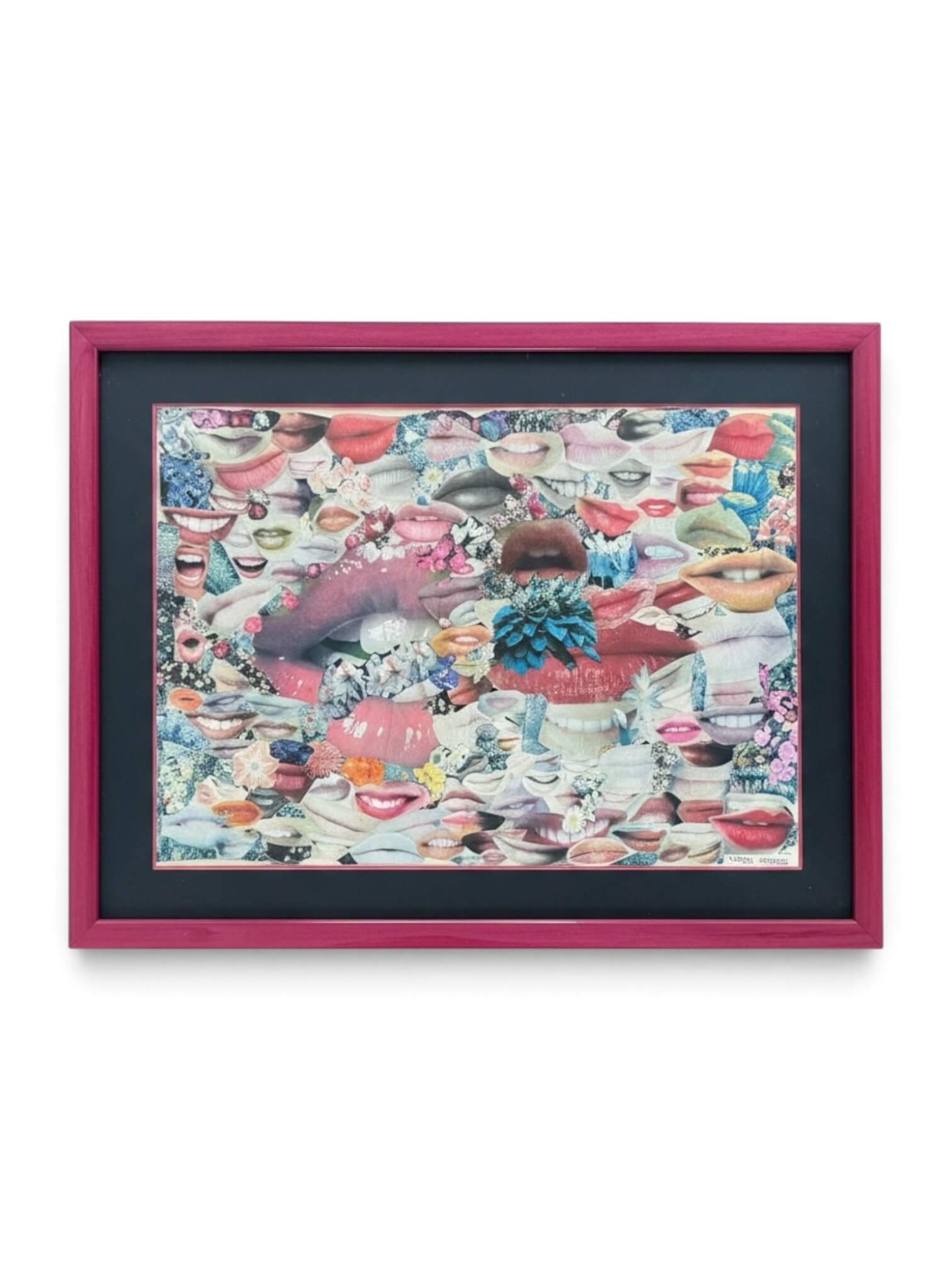 Tableau vintage collage patchwork