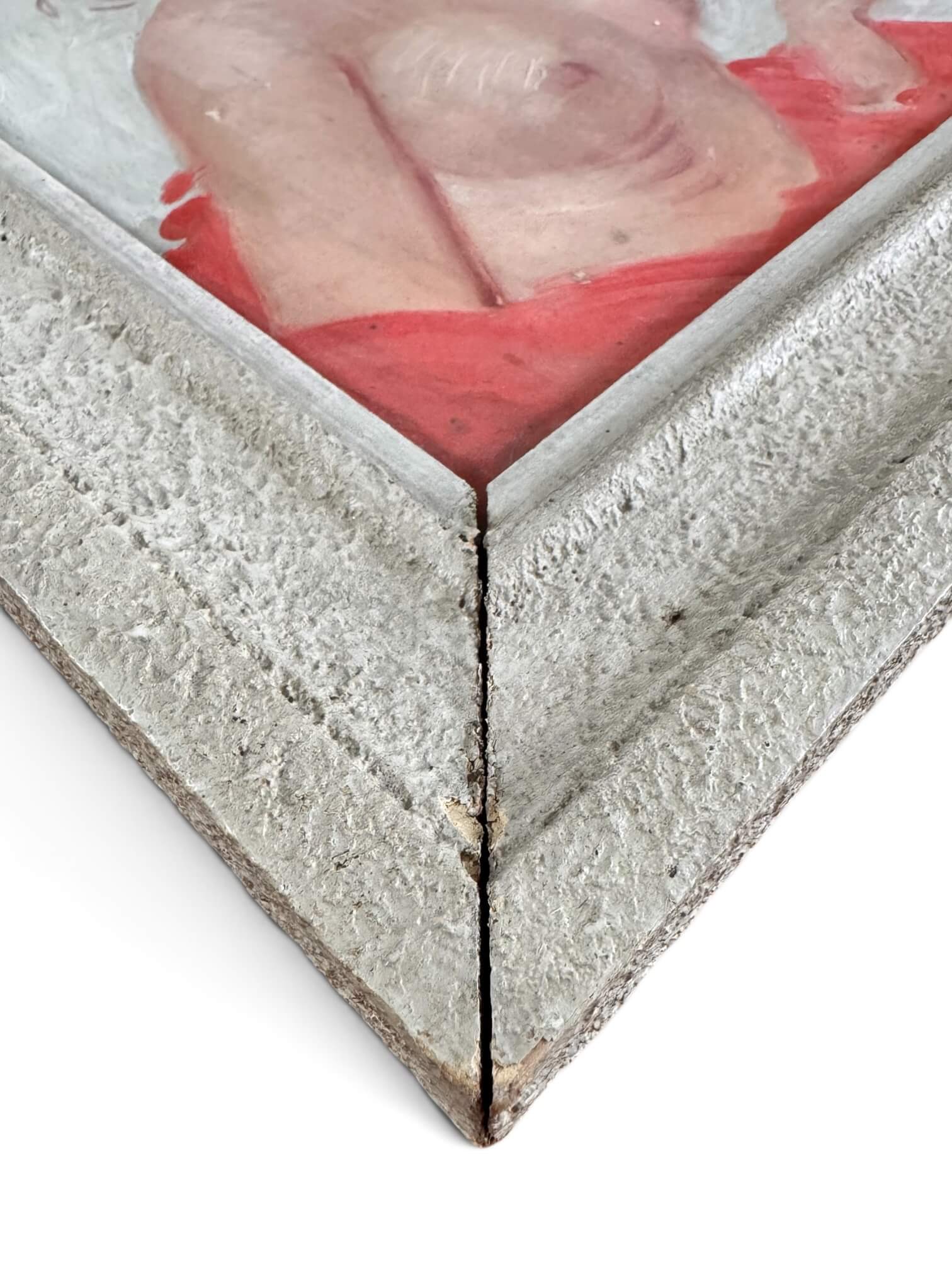 Tableau portrait d'une pin-up, années 40