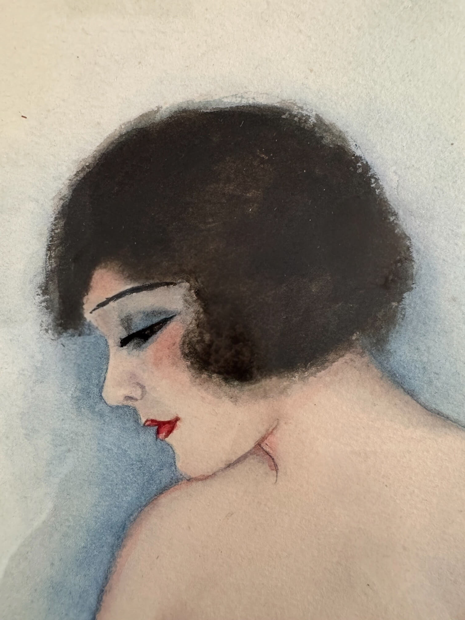 Aquarelle Art Déco