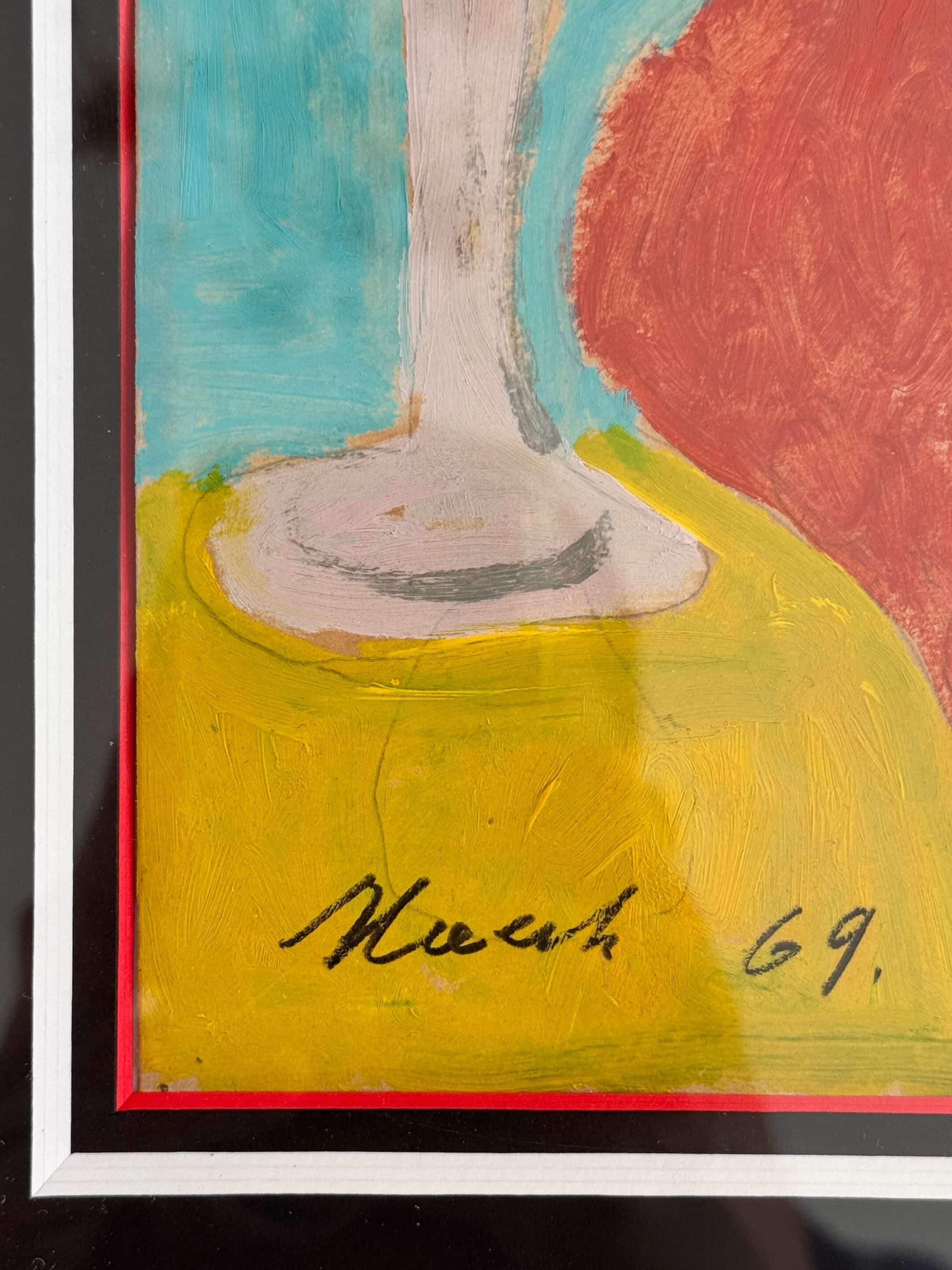 Peinture de Rigobert Haeck XXème