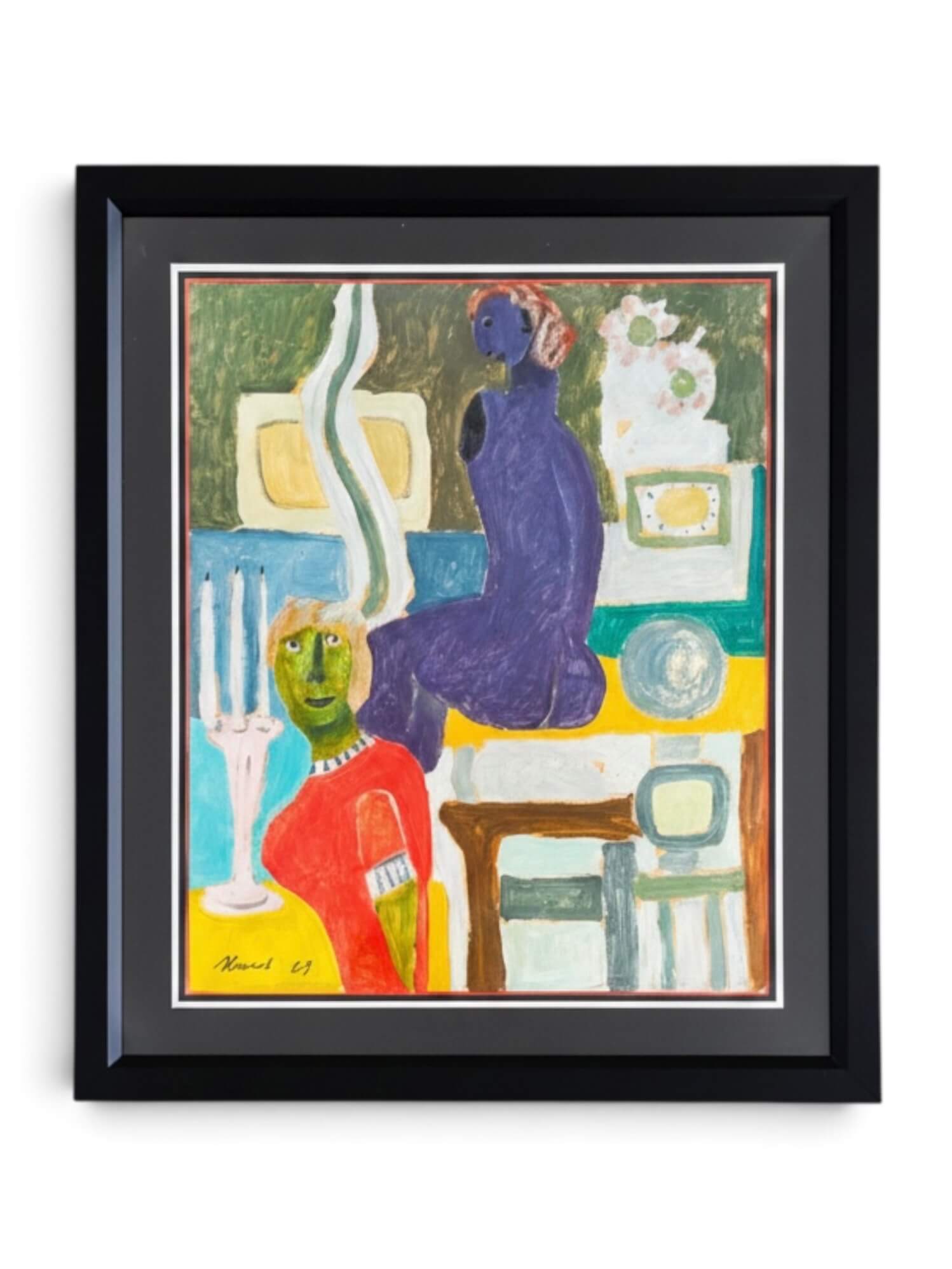 Peinture de Rigobert Haeck XXème