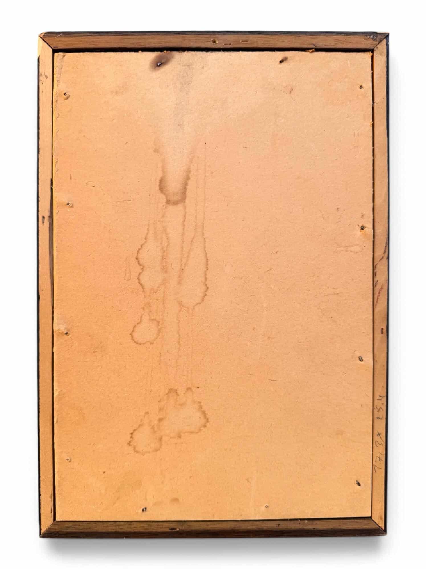 Pierre Albert Leroux, huile sur carton