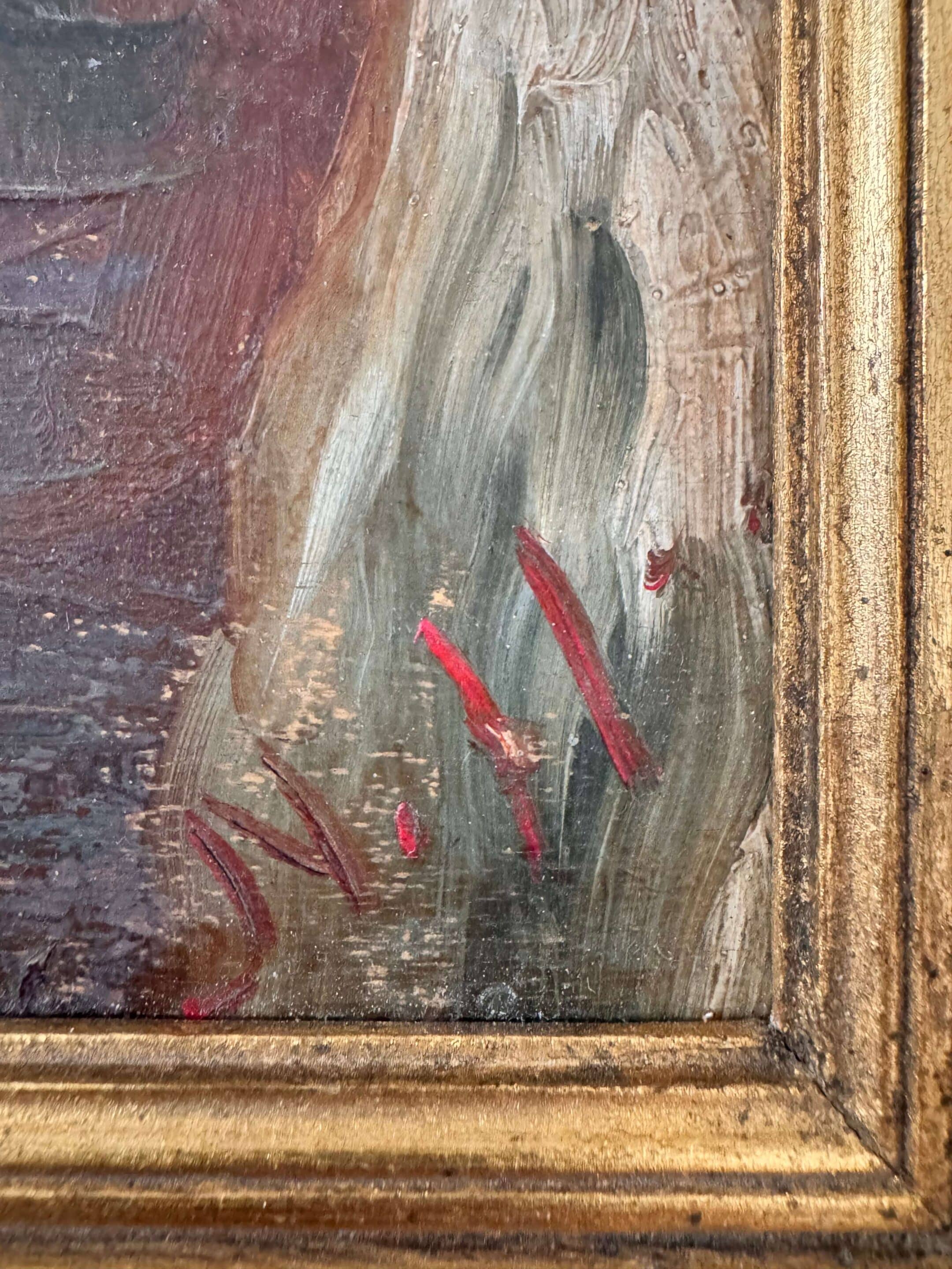 Portrait d'un homme, huile sur panneau