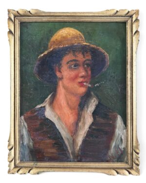Portrait d'un homme, huile sur panneau