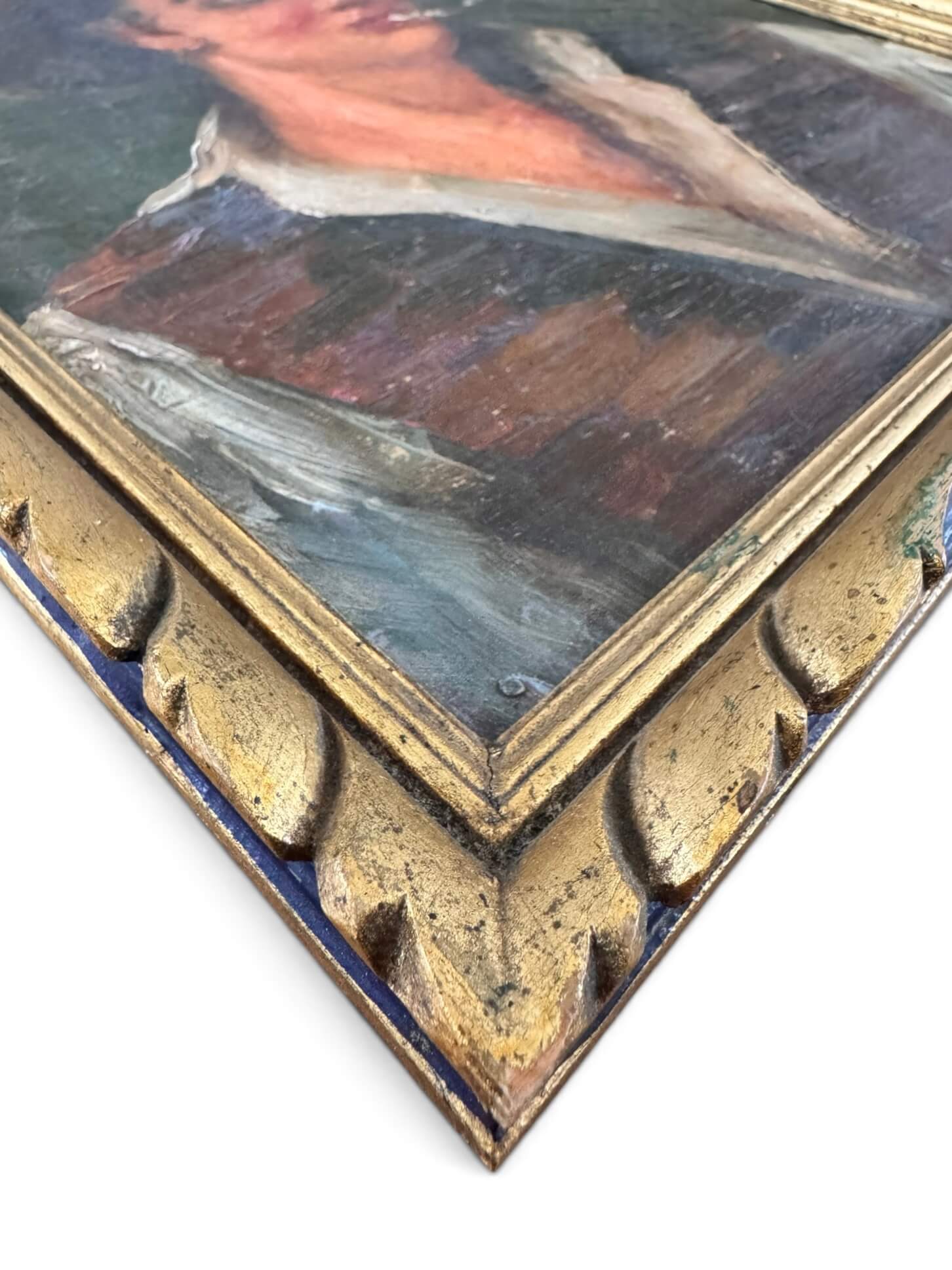 Portrait d'un homme, huile sur panneau