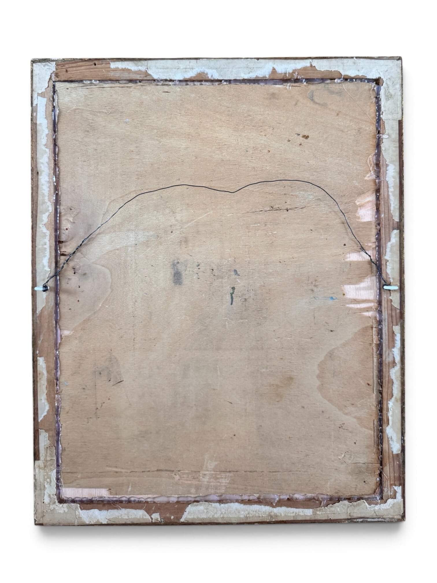 Portrait d'un homme, huile sur panneau
