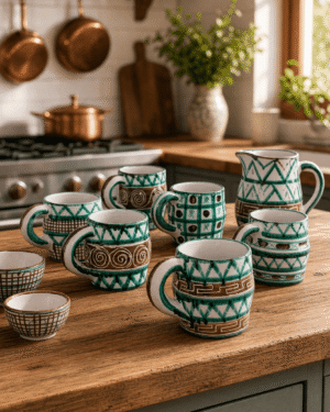 6 grandes tasses Robert Picault