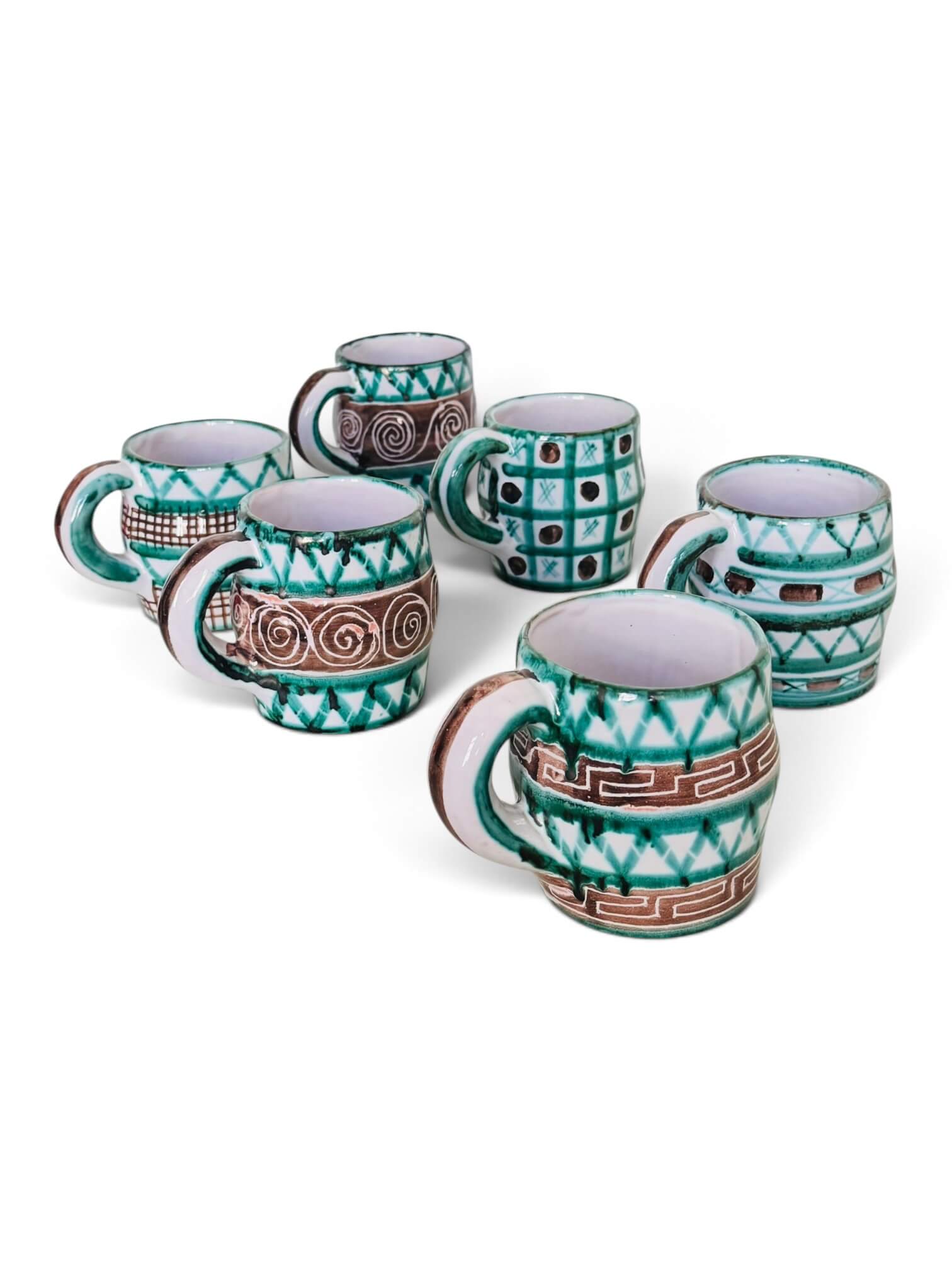 6 grandes tasses Robert Picault