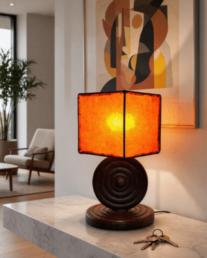 Lampe brutaliste Charles Dudouyt