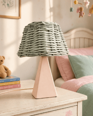 Lampe à poser porcelaines de Bruxelles