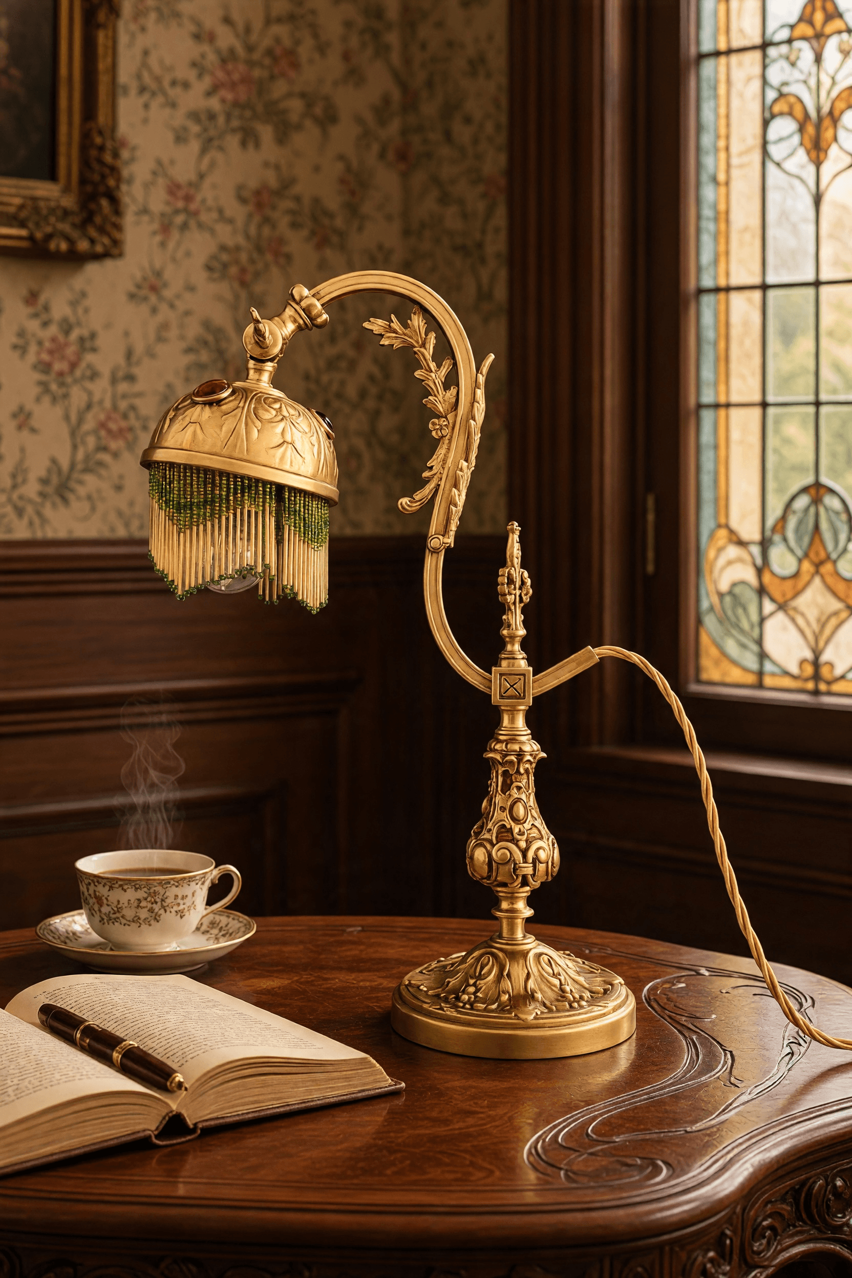 Lampe de table Art Nouveau