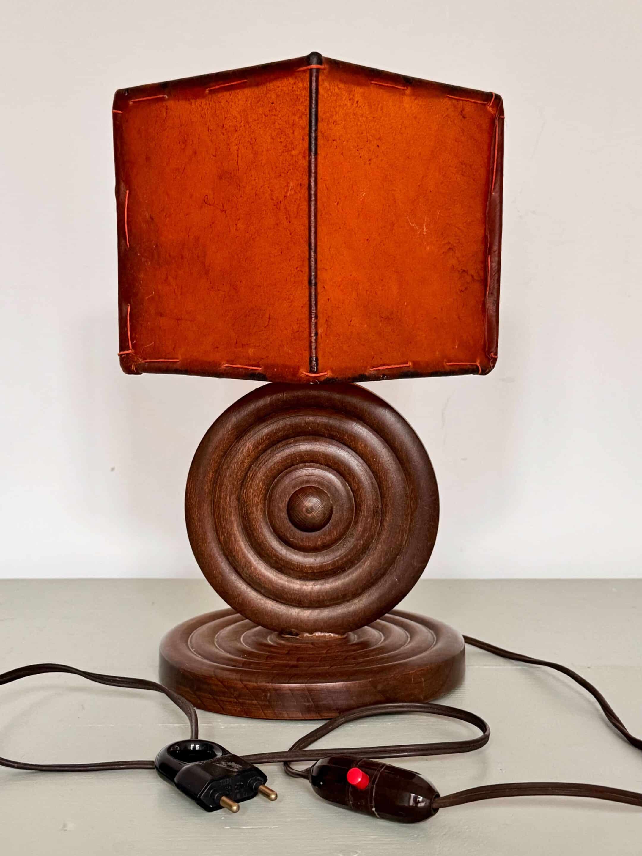 Lampe brutaliste Charles Dudouyt