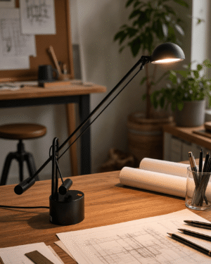 Lampe de bureau Lugano par Vrieland Design, Pays-Bas-1980