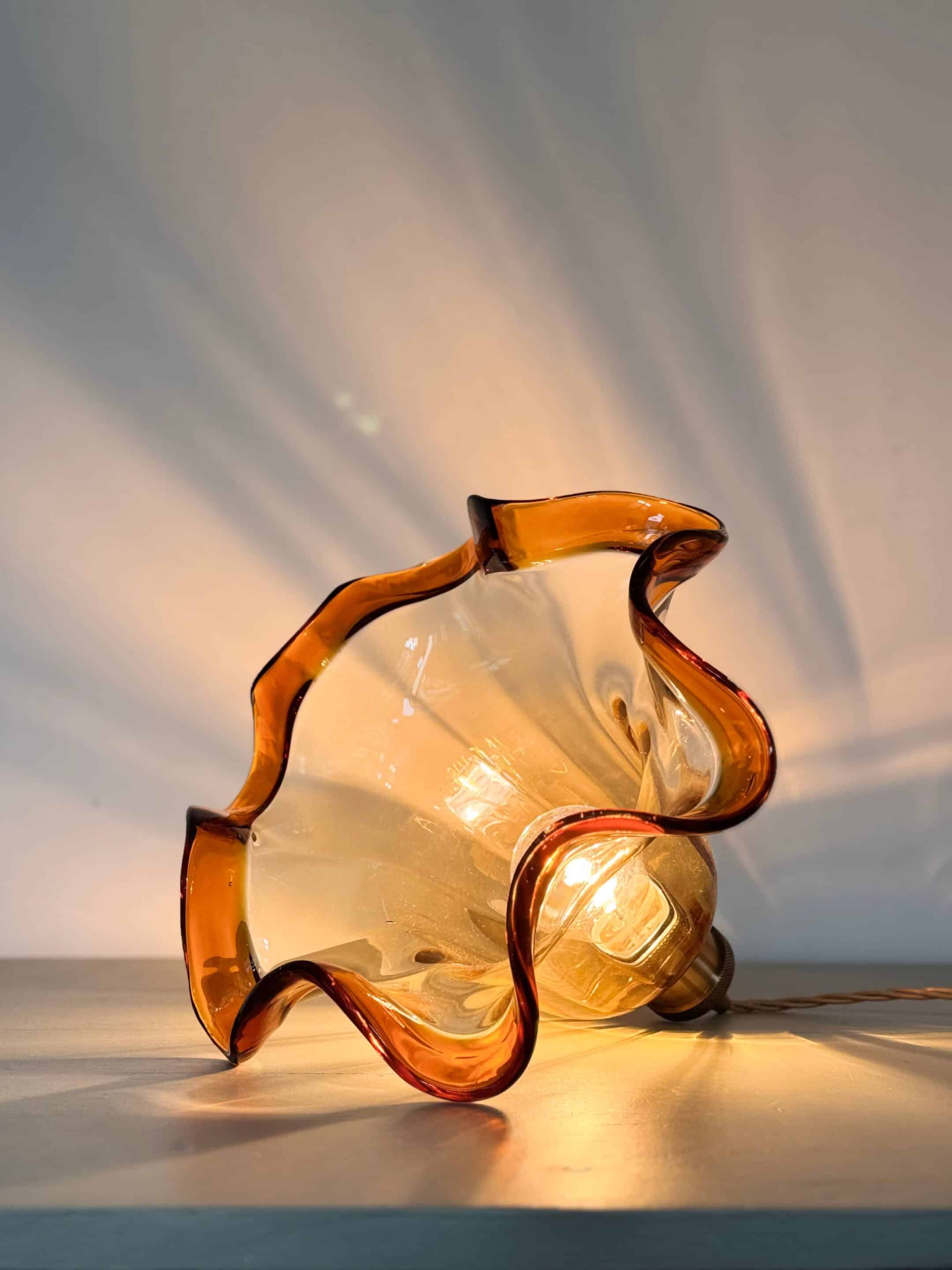 Lampe en verre de murano
