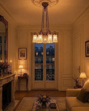 Lustre Art Déco, vers 1930