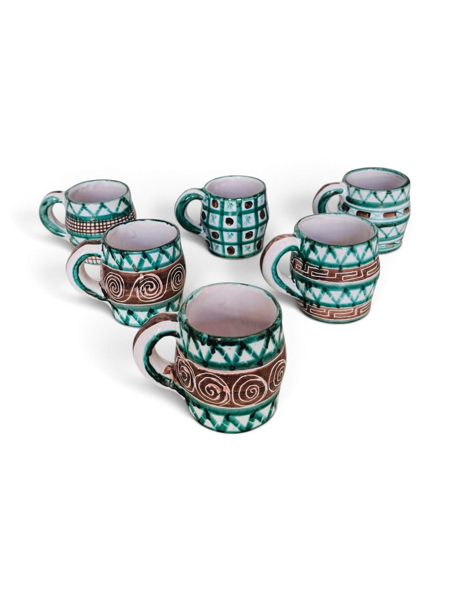 6 grandes tasses Robert Picault