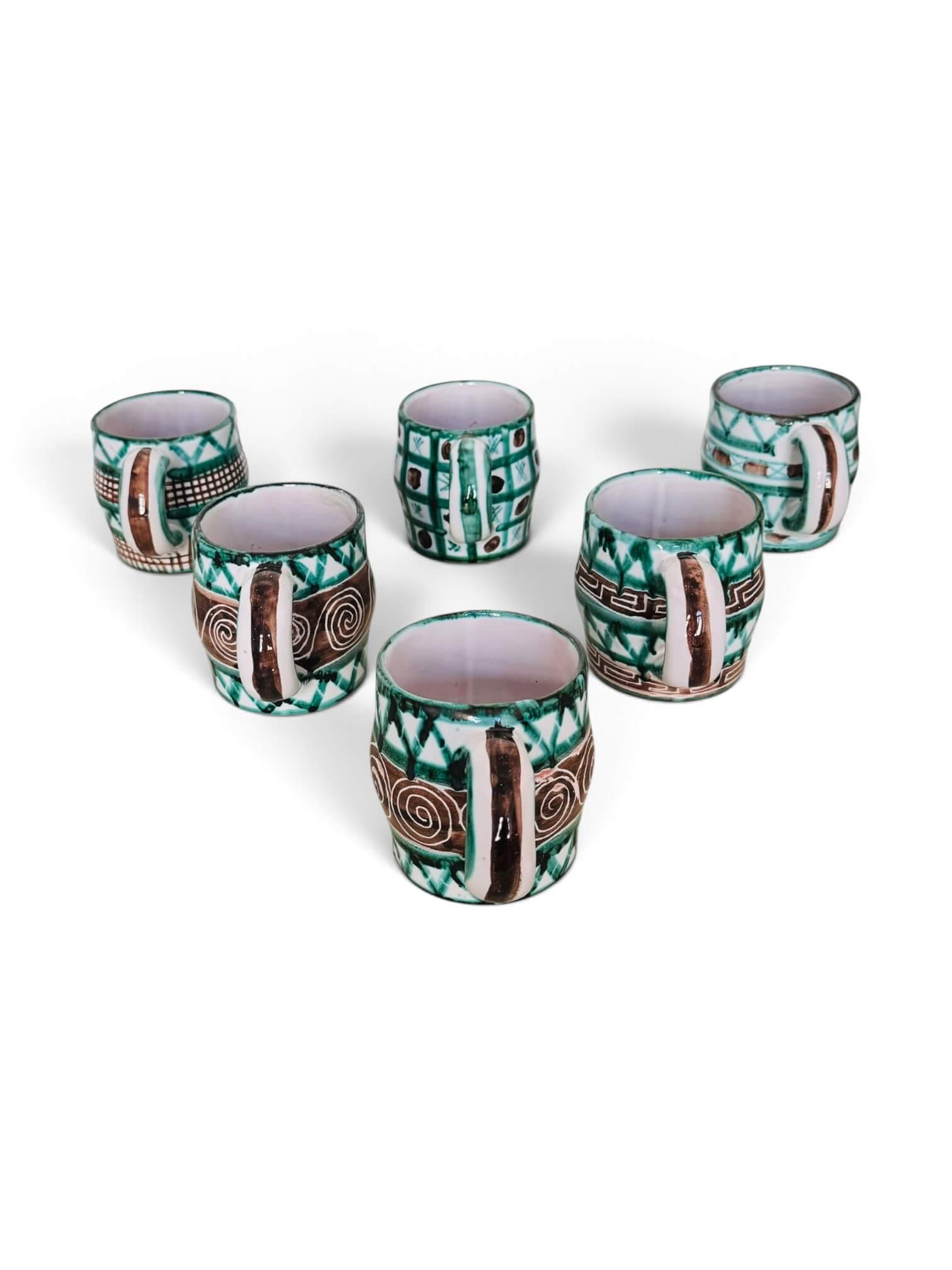 6 grandes tasses Robert Picault