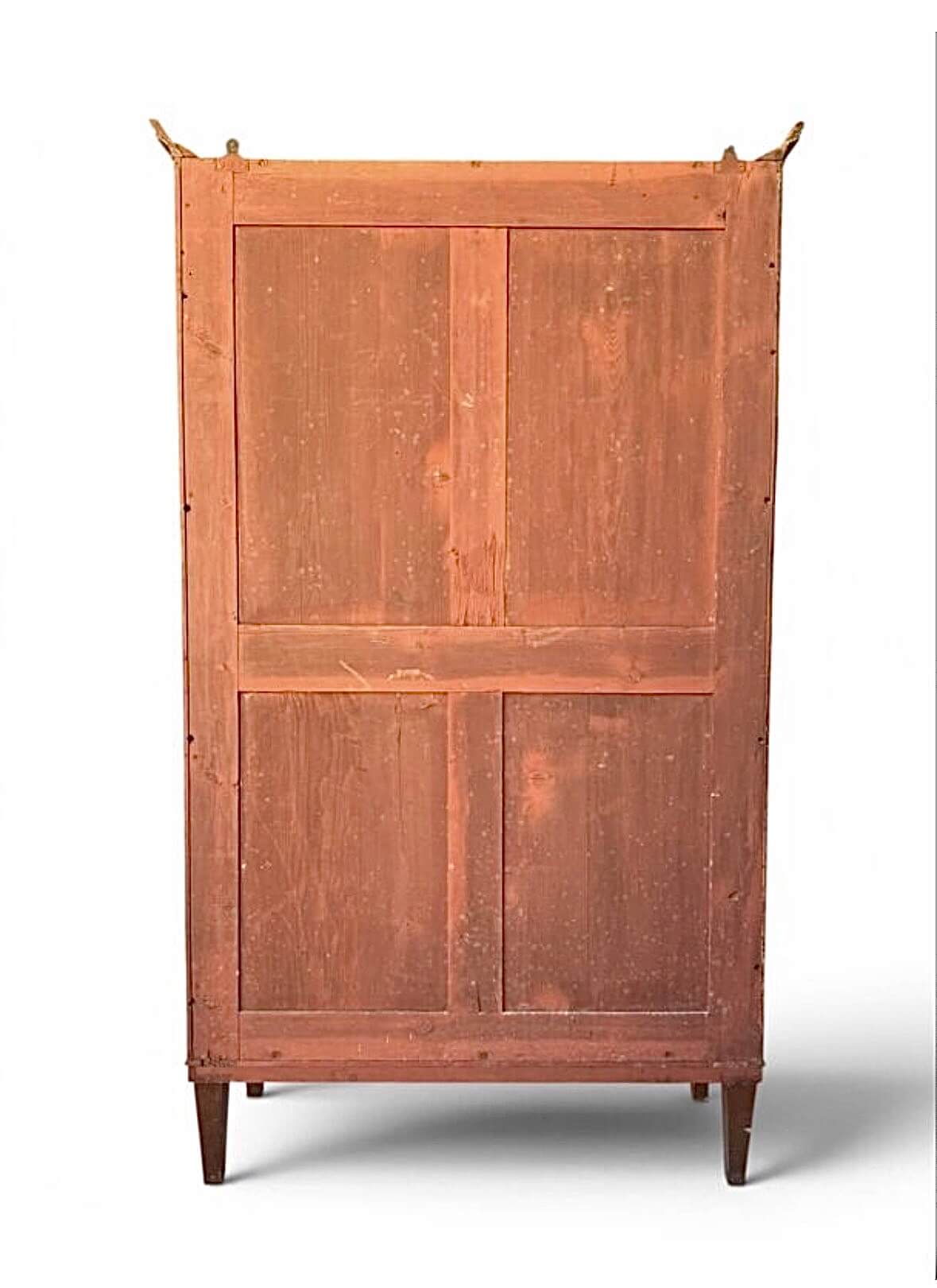 Vitrine bibliothèque 1900 en acajou